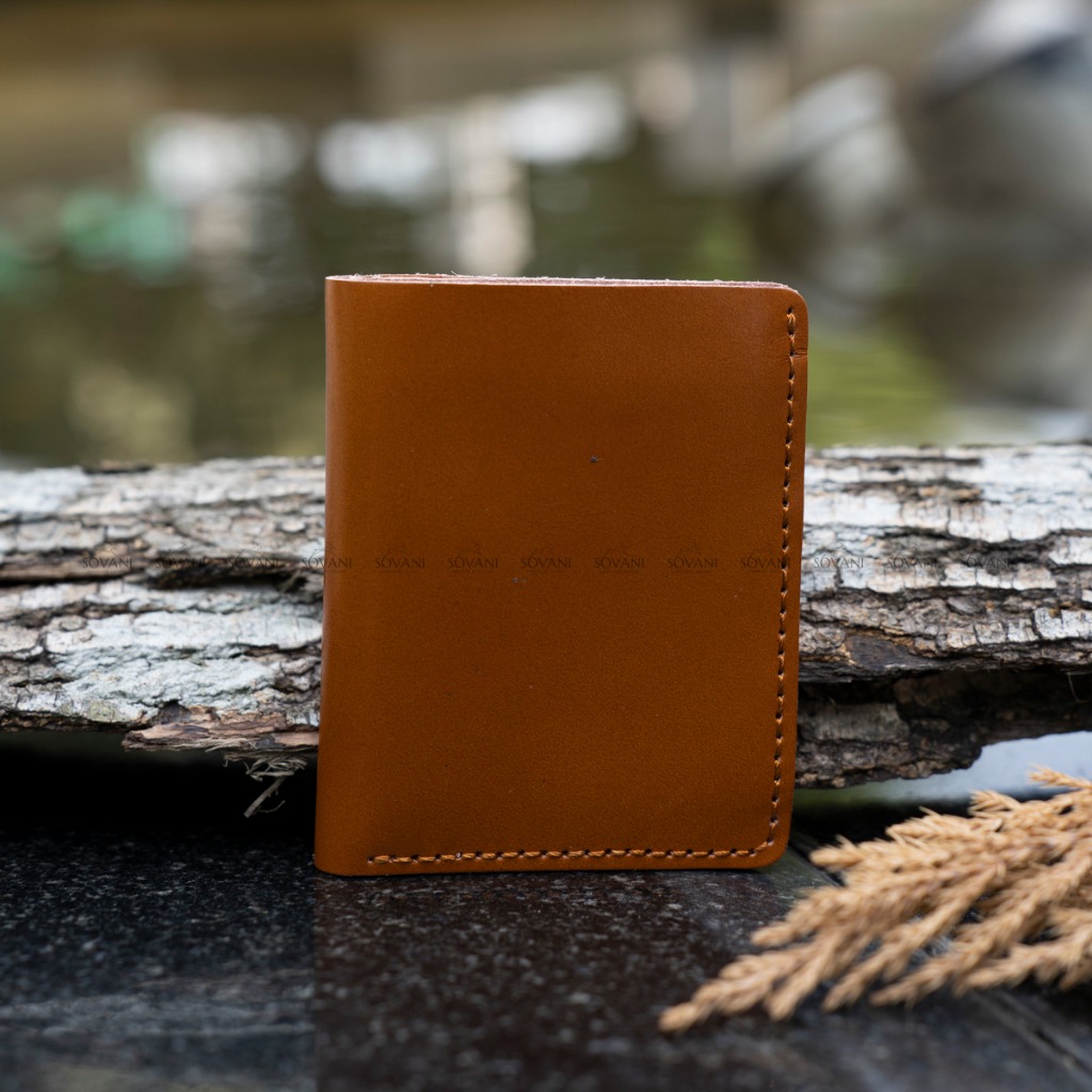 Sovani Leather | Trang chủ Ví thẻ mini, dáng đứng, màu nâu - Sliding Wallet - SL1114